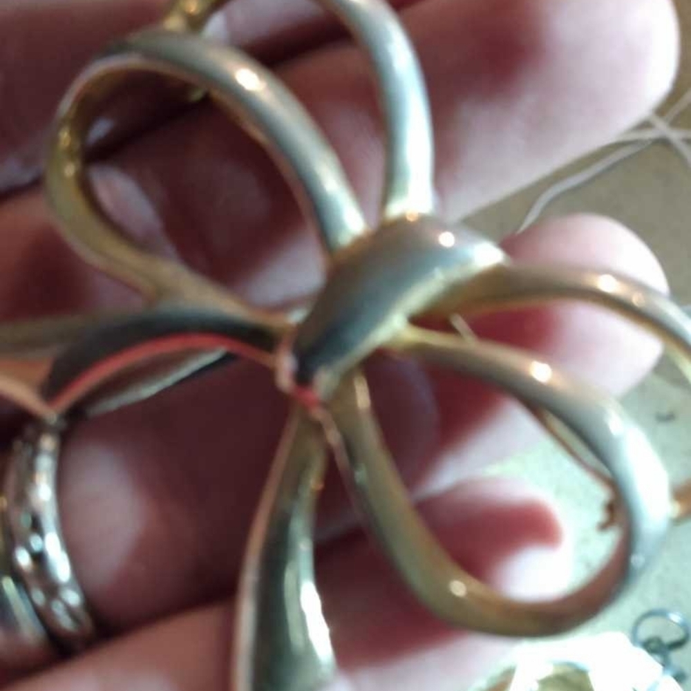 Macy's gold antique broch